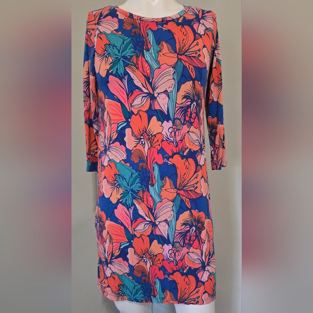 Fleur Bleve Floral Dress Sz Small